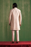 Lakshay Peach Sherwani Set