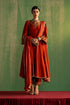 Kaavya Rust Anarkali Set