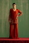 Aadhira Rust Gharara Set