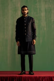 Dhruv Black Bundi Set