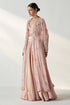 Zoya Blush Pink Cape Lehenga Set