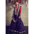 Purple embroidered sharara set
