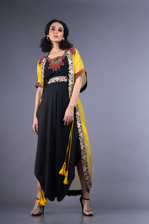 Kaftan Kite Jacket with Jumpsuit Set