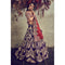 Purple embroidered lehenga set