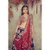 Purple embroidered lehenga set