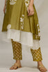 Double layer kurta set in batik chanderi