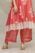 Double layer kurta set in batik chanderi