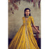 Mustard embroidered lehenga set