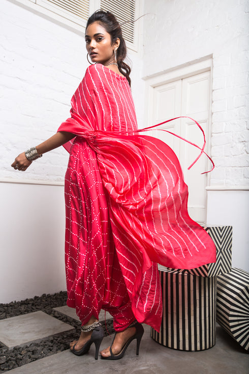 Off Shoulder Dhoti Jumpsuit