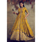 Mustard embroidered lehenga set