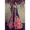 Red embroidered lehenga set