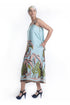 Floral printed dress with french knot embroidery detailing