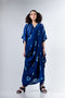 Dhoti saree with kaftan blouse