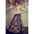 Purple embroidered lehenga set
