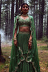 Fern Green 3 - Layered Lehenga