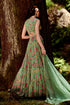 Green Jungle Print Lehenga and Blouse