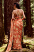 Sherbet Orange Saree