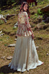Off-White Cotton Silk Palazzo Pant Set