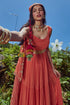 Sherbet Orange Maxi Dress