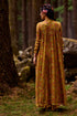 Ochre Yellow Printed Jacket Set