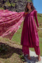 Grape Purple V Cut Anarkali