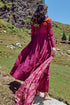 Grape Purple V Cut Anarkali