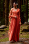 Sherbet Orange 20 Kali Anarkali