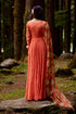 Sherbet Orange 20 Kali Anarkali