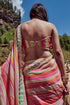 Multi-Coloured Striped Saree