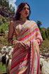 Multi-Coloured Striped Saree