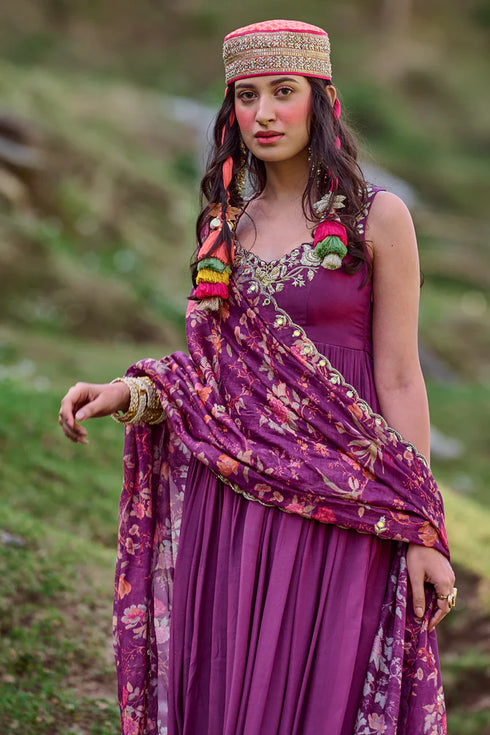 Grape Anarkali