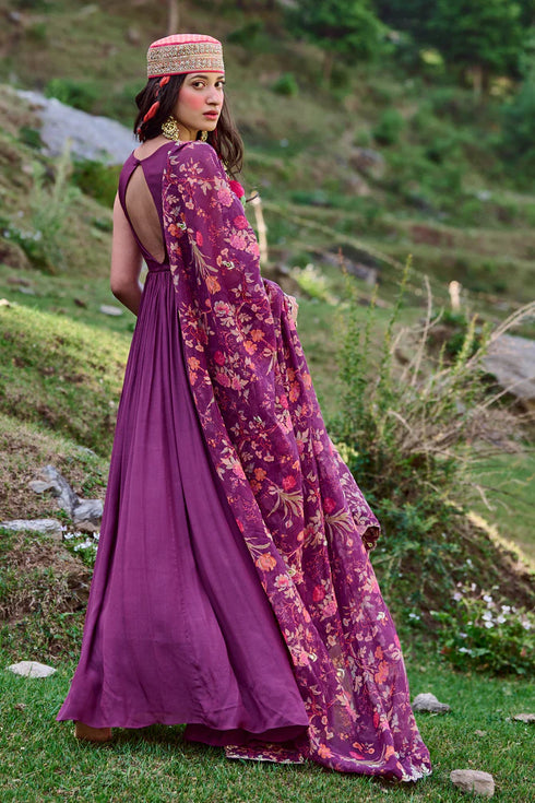 Grape Anarkali