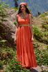 Sherbet Orange Maxi Dress