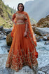 Sherbet Orange Lehenga