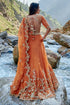 Sherbet Orange Lehenga