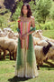Multicoloured Stripes Sharara Set