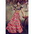 Red embroidered lehenga set