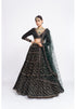 Deep Green floral lehenga set