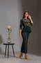 Night Shade Peplum Top And Pants