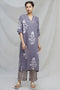 Batik cotton satin relax fit kurta