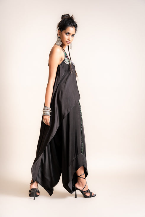 Singlet With Drape Pants Set