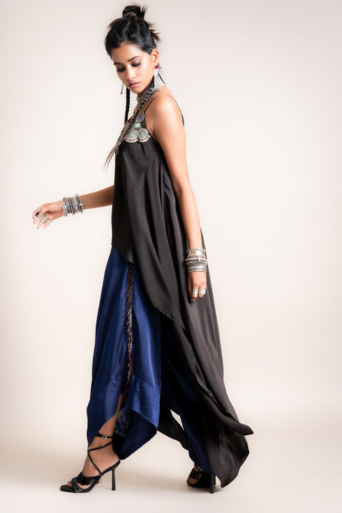 Singlet With Drape Pants Set