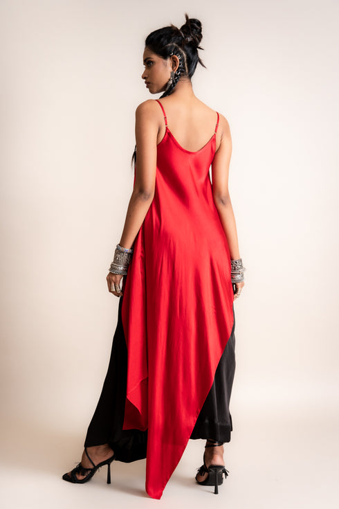 Singlet Top With Skirt Set