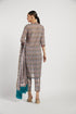 Aquamarine Printed Dalia kurta set with buti work