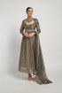 Olive Green Printed & Embroidered Dalia Anarkali Set