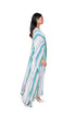 Multicolour Stripe Knotted Dress With Pants