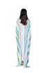 Multicolour Stripe Knotted Dress With Pants