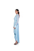 Sky Blue wallpaper handpainted Shirt Dress