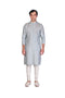 Grey Cutwork Applique Kurta