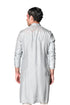 Grey Cutwork Applique Kurta